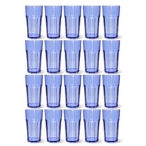 업소용 급식용 8각 물컵 PC 12 OTC 354ml, 청색, 20개
