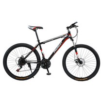세계일주 MTB 자전거 168cm 24단 90% 완조립 배송 기계식디스크브레이크, 블루