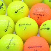 테일러메이드 컬러 A 등급 10알 골프시즌 골프공