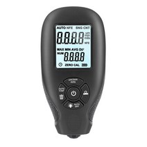 두께 측정기 코팅 0.01mm 1mil 1micron0 1300 lcd 자동차 코팅 도구 페인트 필름 테스터, 검은색
