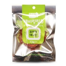 테비 고양이 간식 육포 사료 오리대구링 13g, 오리와대구링 13g