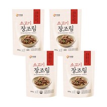 아워홈 소고기 장조림 200gx4개, 1개, 1ml