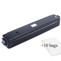 220V/110V 자동 식품 진공 포장기 (진공백 10 개 포함) 상업용 가정용, [01] A, [01] EU 플매트 카펫 러그