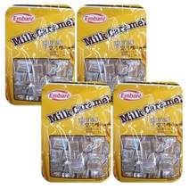 엠바레 밀크카라멜 120g x 4팩 Embare Milk Caramel, 1개