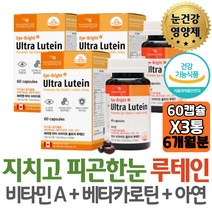울트라루테인 눈에좋은 보조제 메리골드꽃 비타민E 아연 구리 시린눈에 눈피로감 개선 면역기능 항산화기능 노인 갱년기 중년 중장년 엄마 아빠 개선제 보조제 남성 도움 70대 80대