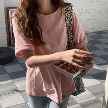 여성티셔츠 반팔티셔츠 11 컬러 라운드 면 티셔츠 면티 기본티 이너티 캐주얼 무지티 코디룩 박스티 파스텔 레이어드 데일리 루즈핏
