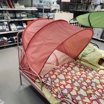 나뭇잎캐노피 사무실캐노피 침실 그늘막 나뭇닢가리개, 수포드 침대 커튼 핑크