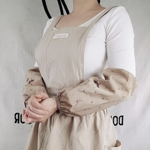 바리스타 주방 요리사 조리사 위생 경량 방수 예쁜 팔토시, 바리스타형-베이지, 1개