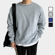 이브컴퍼니 남녀공용 데일리 특양면 맨투맨 빅사이즈 90-115 (3725-1)