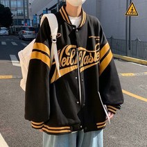 cisanny 남성 봄가을 일상복 루즈핏 야구점퍼 긴팔 아우터 자켓 3컬러 M~2XL