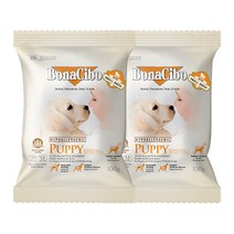 보나시보 스몰바이트 200g 샘플사료, 100g, 퍼피 치킨엔쵸비 & 라이스(스몰바이트)100g x 2
