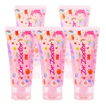 핑거스푼 닥터닥터 투명 키즈 치약 70g, 5개