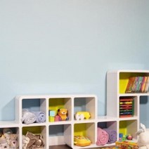 거실책꽂이 코너책장 서재장 더크린 DIY 스네이크 틈새 공간분리 수납함, 핑크