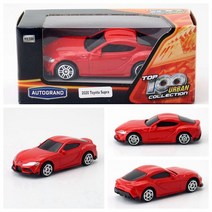 RMZ-시티 1:64 다이트 금속 장난감 스카니아 트럭 자동차 모델 BMW 폭스 바겐 벤스 도요타 포드 SUV 스포츠, 30 Toyota Supra-Red
