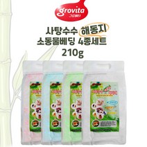그로비타 사탕수수 해동지 소동물베딩 4종 세트, 1세트