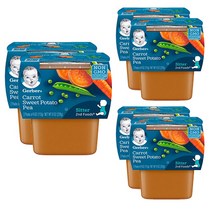 Gerber 2단계 어린이 식품 113g, 혼합 채소(Mixed Vegetables), 6개