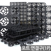 5구 ~ 50구 연결구 트레이 - 다육포트 묘목 모종 모종판 사각포트 모종 연결포트 모판 화분 다육이 재배 씨앗 포트 파종, 03_세인_연결구 6구_대