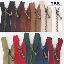 퀼팅맘 YKK지퍼 앤틱 자크 (빈티지 물방울), 03. 블랙[40cm]
