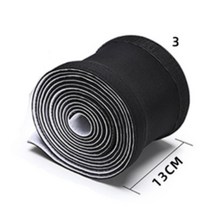 블루레이크 전선 케이블 밸크로 라인 정리 튜브, 1개, 블랙 3m