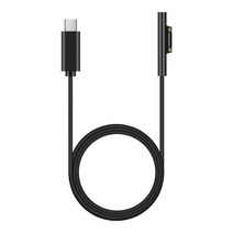 고속 충전 Microsoft Surface Pro7 용 USB Type-C 전원 공급 장치 3 4 5 6 15V 3A PD 태블릿 어댑터 케이블, [03] Black 1.5m