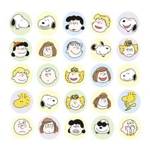 스누피 인스떡메 세트 외 다꾸 스티커4종, 해피스누피
