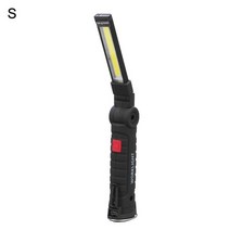 자동차정비공구 차량검사공구 cob + led 충전식 자기 토치 유연한 검사 램프 무선 작업등 자동차 수리 도구, s