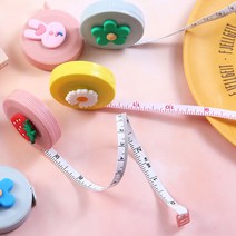 에코럭키 피팅 다이어트 줄자 허리줄자 피팅줄자 자동홀드 소프트재질, 피팅 다이어트줄자-래빗