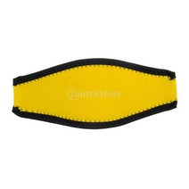 다이빙마스크 스노클 프리다이빙 풀페이스 마스크 프렌 용 스쿠버 다이빙 스노클링 마스크 스트랩 커버 컴, 01 Yellow