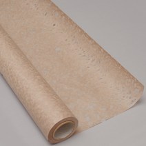 구름한지 낙수지롤 54cm x 20m 롤한지 한지벽지 포장지 인테리어 창호지, 연갈색