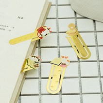 고양이 금속 북마크 북클립 책갈피, 4번카드