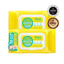 아리얼 더 퍼펙트 클렌징 티슈 플러스 더블 100매x2개입, 2개, 100개