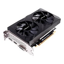 PNY GeForce® GTX 1650 4GB GDDR6 Verto 듀얼 팬 그래픽 카드, 블랙 박스