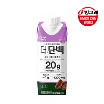 빙그레 [T]빙그레 더단백 드링크 초코 250ml 18팩 / 프로틴 음료