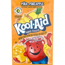 Kool-Aid Pina Pineapple 쿨에이드 아구아스 프레스카스 피나 파인애플 드링크 믹스 0.14oz