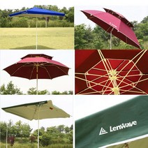 햇빛차단 (대형 사각/팔각 파라솔 받침대) 야외테라스, 사각파라솔만_그린