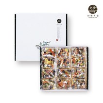 오복떡집 단호박찰떡선물세트 찰떡 호박찰떡 호박꼬지 완두베기 건포도 각종견과류 명절선물 간식 식이섬유, 100gx24