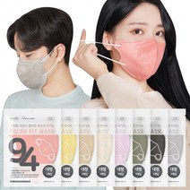 스윗홈 컬러 마스크 국산 KF94 마스크 소형 대형 1매 400원, 다크그린, 스윗홈 컬러마스크 소형 다크그린 1매