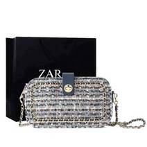 ZARA 자라 패브릭 지갑형 크로스백 3종컬러