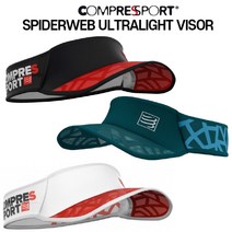 컴프레스포트 러닝머자 SPIDERWEB ULTRALIGHT VISOR, Red  Black