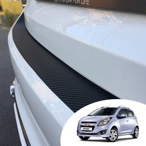 어른킹 스파크 트렁크 범퍼 프로텍터 데칼 스티커 스크레치 방지 자동차 랩핑 시트지, 스파크-카본블랙(범퍼)