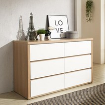아트박스/히트디자인 1200 3단 하이그로시 서랍장 F4221