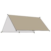 낚시텐트 4계절 큐브텐트, 01 Khaki 3x5m
