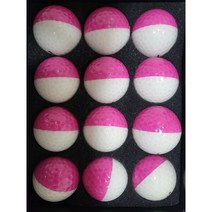 니트로 이클립스 투컬러 투톤 골프공 반반골프공 같은 색상 12개입, B