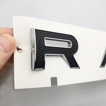 차량스티커 레인지 로버 SV 자서전 스포츠 이보크 hse용 DIY 문자 엠블럼 배지 자동차 스타일링 미들 후, 01 black Range Rover_02 2pcs