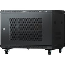 넷메이트 타공문 허브랙 통신랙 블랙 NM-H500PD(BLACK)