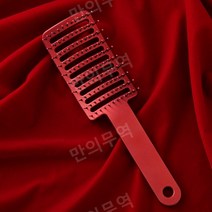 머리 뿌리 솜털 인공물 모양 큰 곡선 갈비뼈 빗 여성 그물 레드 높은 해골 탑 아크 대형 플레이트 마사지 빗 남성, 인터넷 연예인 동형 돼지갈비 빗