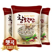 현대농산 국산 찰오곡밥 1.8kg (600gx3봉), 1개, 600gx3