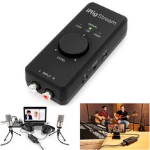 IK Multimedia 아이케이 멀티미디어 iRig Stream 2-channel recording & live-streaming audio interface