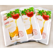 경북 NFC 저온착즙 생사과즙 110ml 50팩, 사과즙 50봉 (1박스)