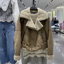 [KYO컴퍼니] ZARA 자라 여성 무스탕 양털 스웨이드자켓 루즈핏 2종